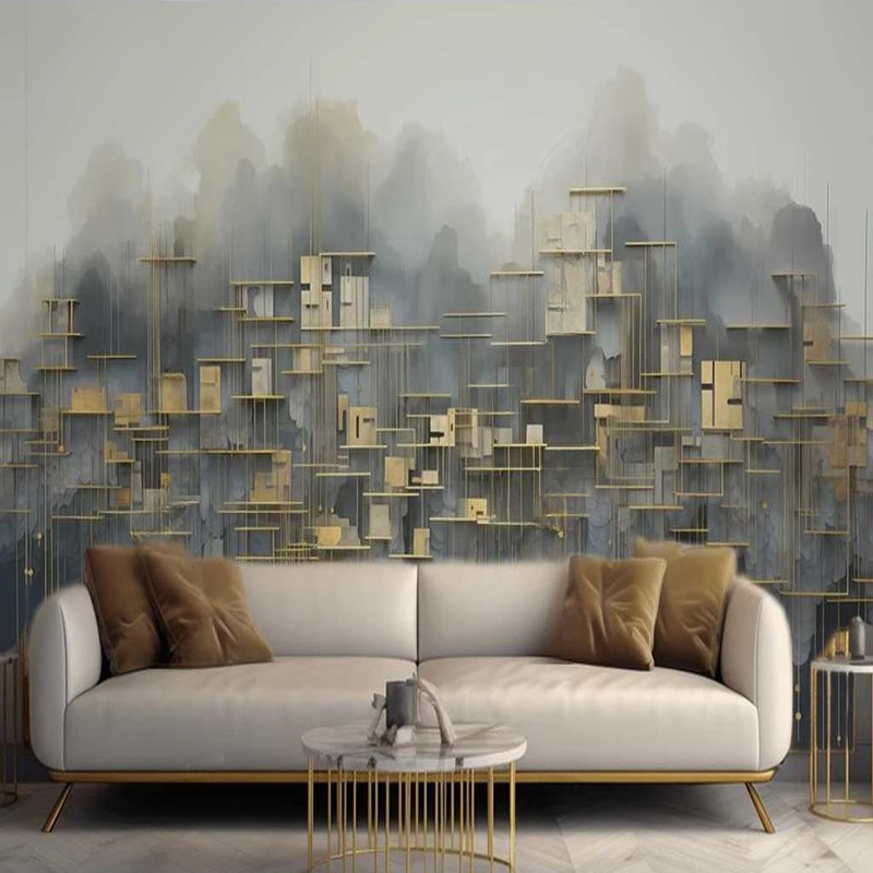 Home Textiles City - Özel Fotoğraf Duvar Modern Stil Soyut