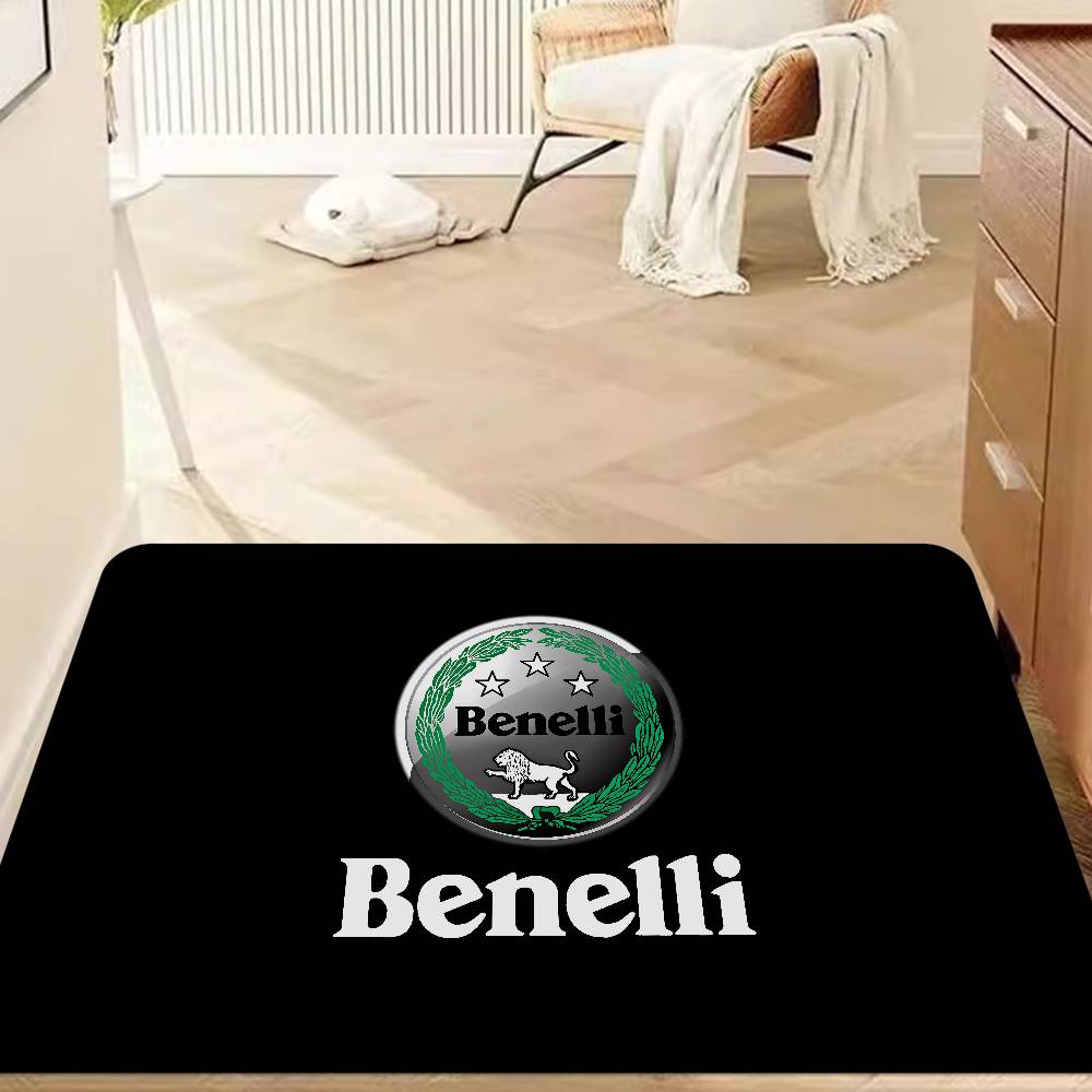 Home Textiles Logo - B-Benelli logolu, dikdörtgen şeklinde, kaymaz tabanlı,