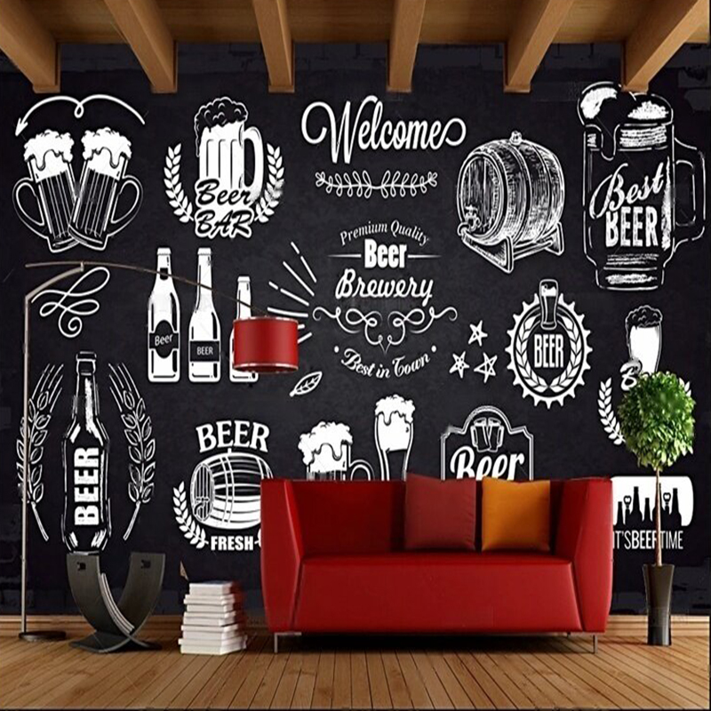 Home Textiles Images - Basit el boyaması bira kişiselleştirilmiş bar