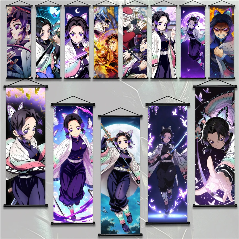 Textiles For Home - Shinobu Kocho Demon Slayer Sanat Kumaş