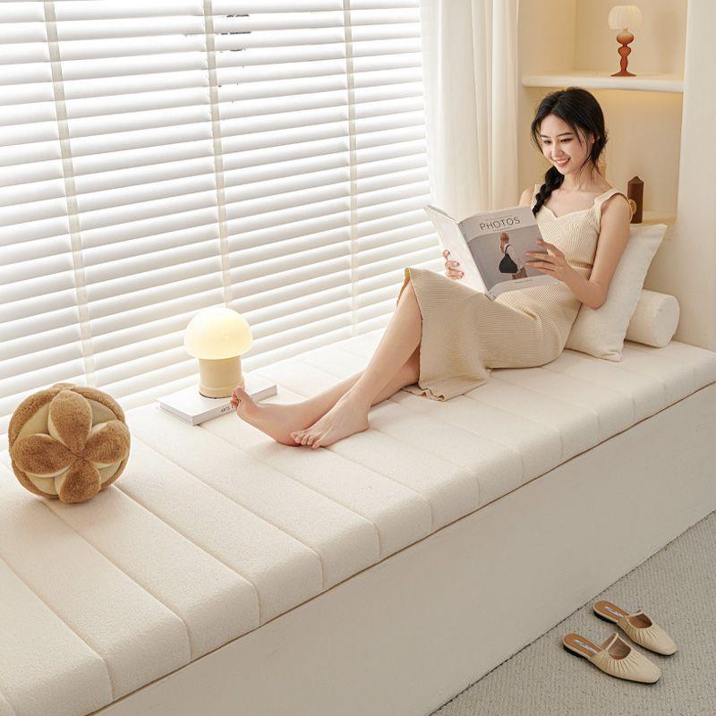 Home Textiles & Furnishings - Çıkarılabilir Teddy Kadife Pencere Minderi Lüks