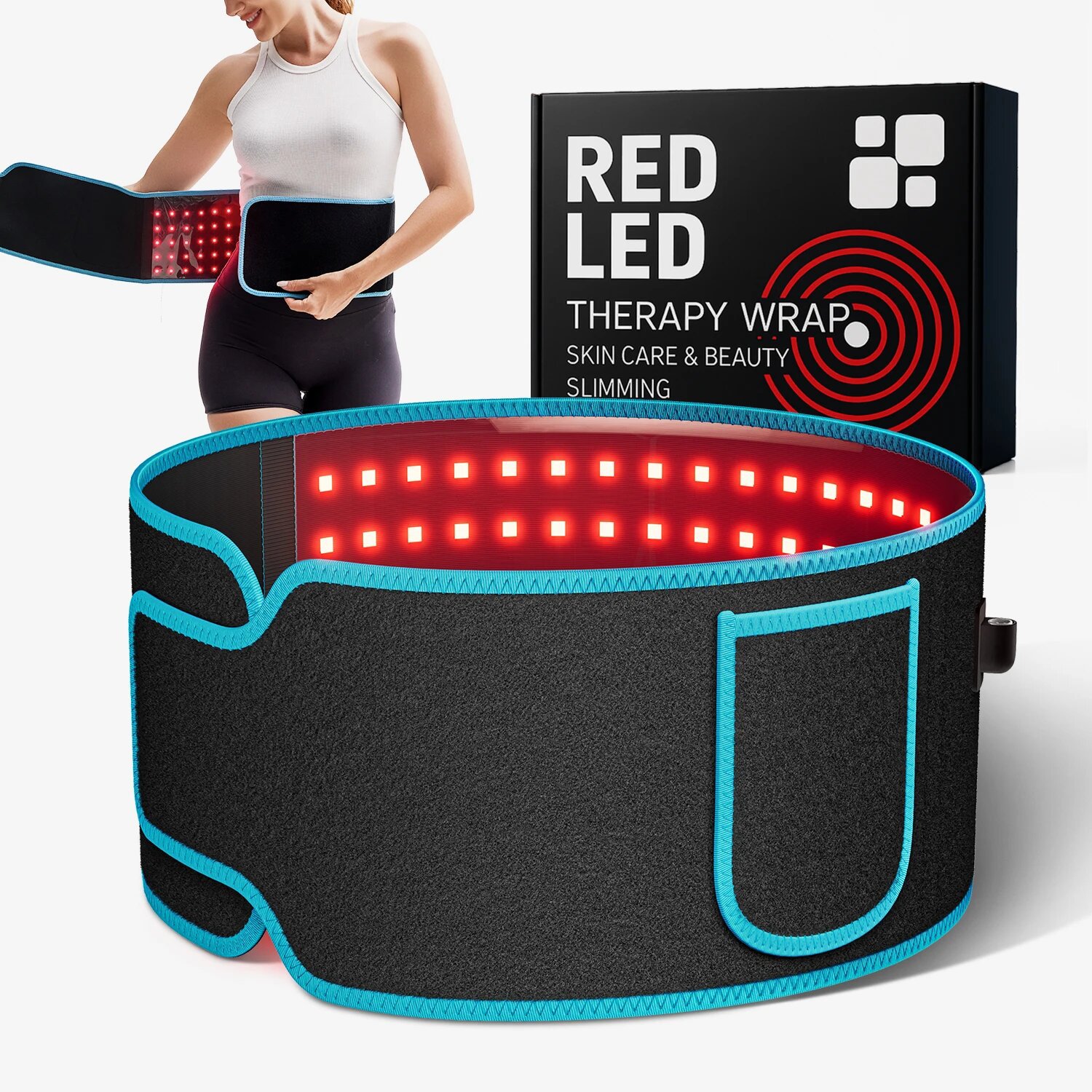 Heated Pad Electric - Kırmızı ve Kızılötesi Işık Terapisi Kemeri,