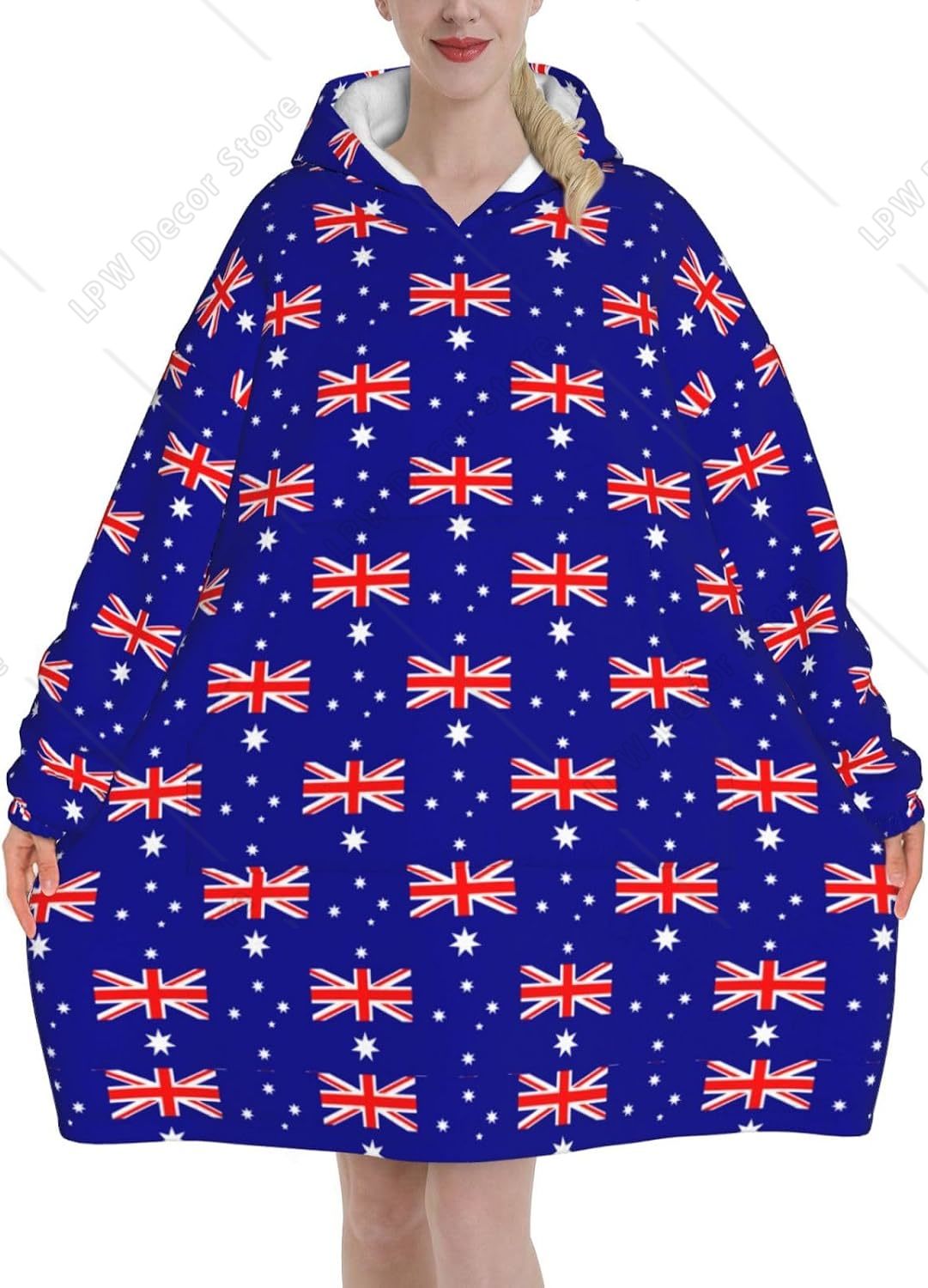 Home Textiles Australia - Yetişkinler İçin Büyük Boy Flanel Giyilebilir