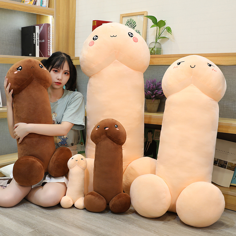 Bolster Pillow Long - Uzun Gerçekçi Penis Peluş Oyuncak Dolması