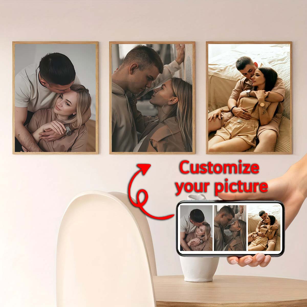 Üçlü Tablo - 2D Özel Fotoğraf  - Textiles For Home incelemesi ve fiyatı