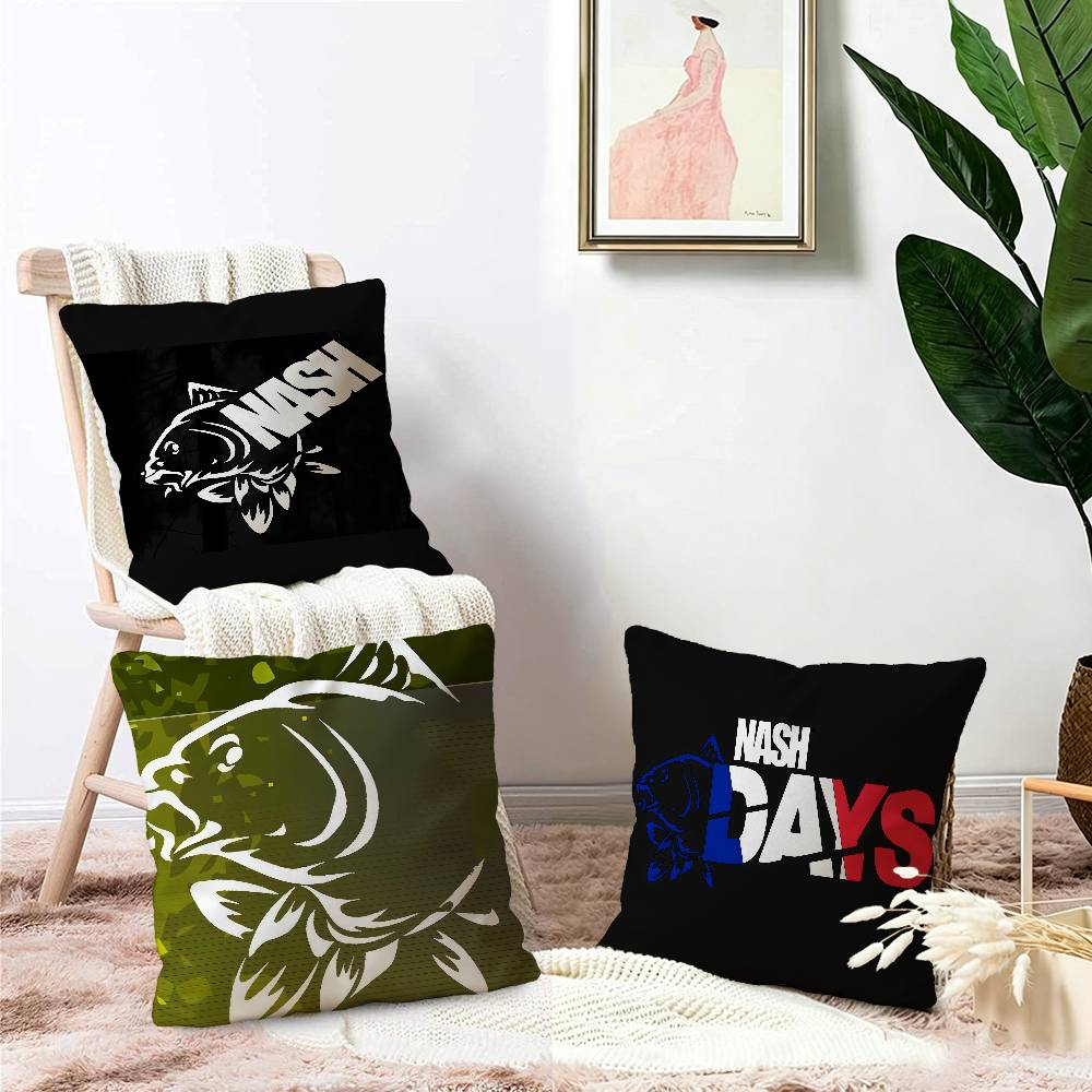 Nash Balıkçılık Logolu Yastık  - Home Textiles Logo incelemesi ve fiyatı