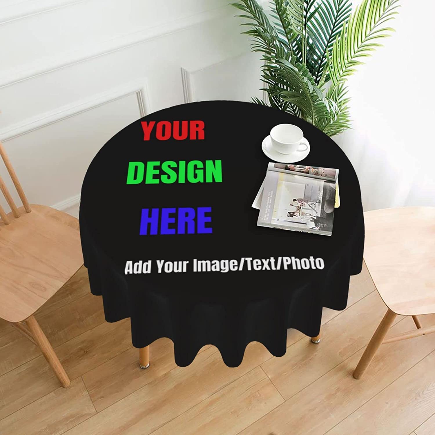 Özel yuvarlak masa örtüsü kişi - Home Textiles Images incelemesi ve fiyatı