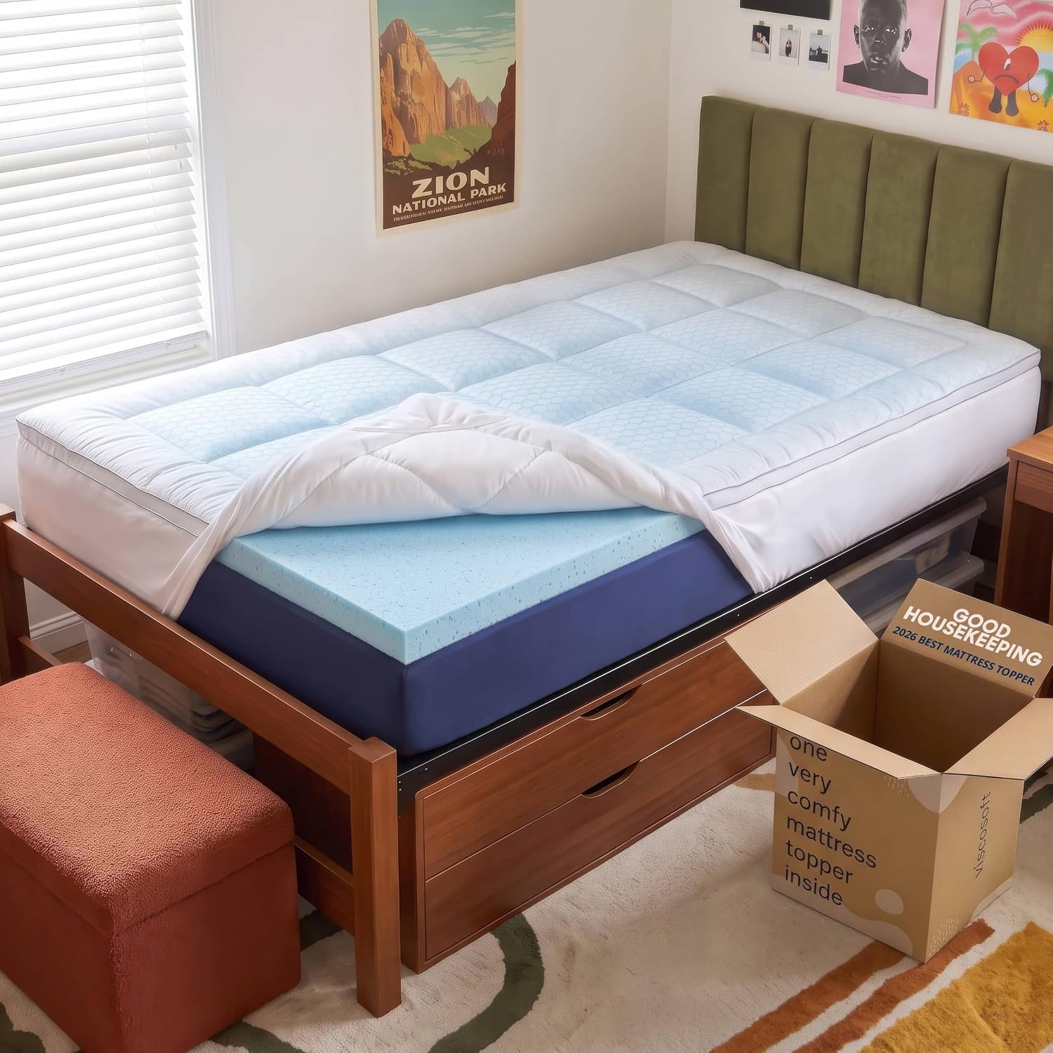 4 İnç Yastıklı Üstün Kaliteli  - Memory Foam Topper incelemesi ve fiyatı