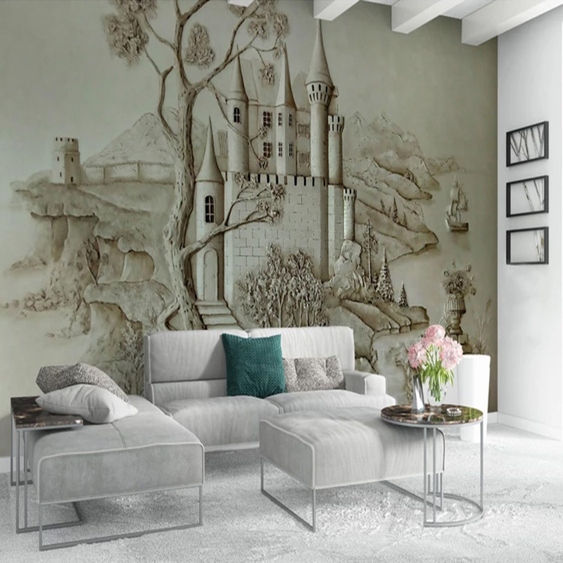 3D Mimari Duvar Resmi Modern S - Home Textiles City incelemesi ve fiyatı