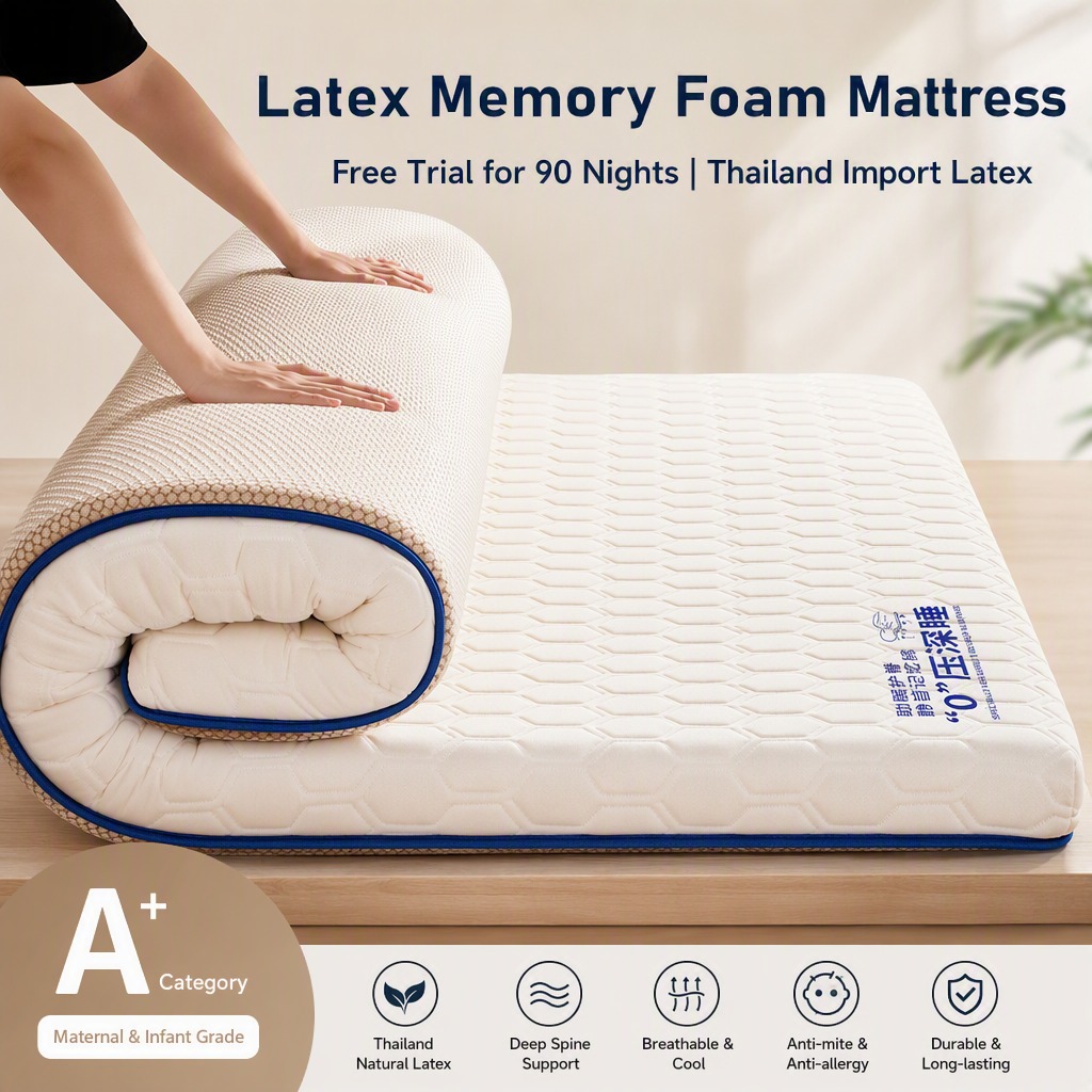 Tek Kişilik Yatak İçin Lateks  - Memory Foam Topper incelemesi ve fiyatı