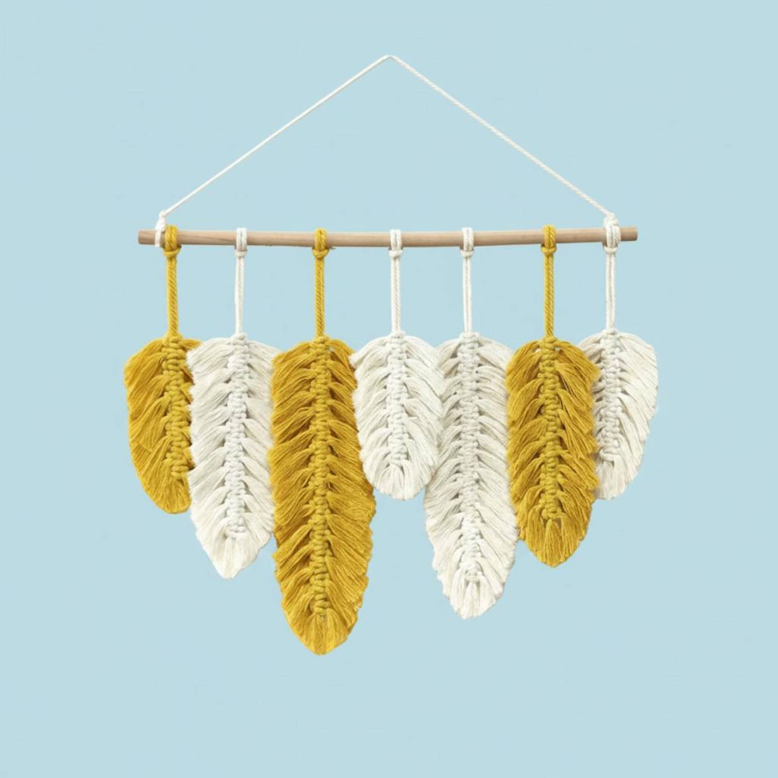 Makrome Tüy Duvar Süsü El Yapı - Home Textiles & Furnishings incelemesi ve fiyatı